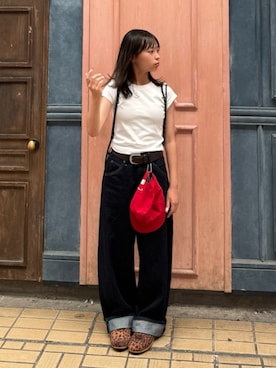 「アイテム（パンツ）」を使った、uranさん（キッズ・144cm・10代）の夏コーディネート