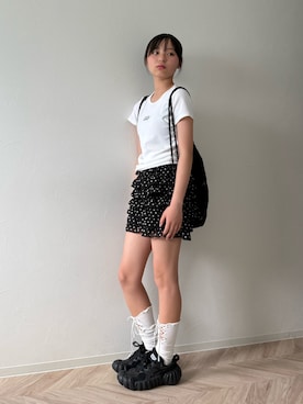 「NIKE（ナイキ）のアイテム」を使った、uranさん（キッズ・150cm）の春コーディネート