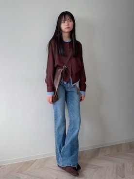 「tiptop（ティップトップ）のアイテム」を使った、uranさん（キッズ・150cm）の夏コーディネート