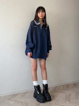 uranさん（キッズ・149cm）の春コーディネート