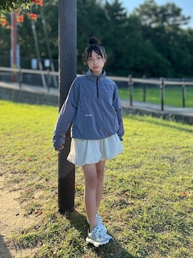 「アイテム（その他トップス）」を使った、uranさん（キッズ・147cm）の秋コーディネート