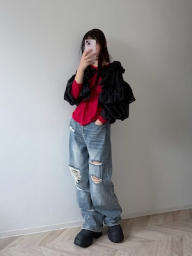 「WEGO（ウィゴー）のアイテム」を使った、uranさん（キッズ・150cm）の秋コーディネート