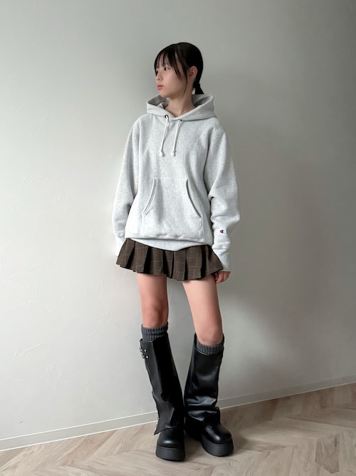 「LOWRYS FARM（ローリーズファーム）のラナテックプリーツスカート　 116774（スカート）」を使った、uranさん（キッズ・150cm）の秋コーディネート