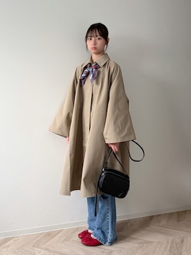 「アイテム（その他アウター）」を使った、uranさん（キッズ・150cm）の秋コーディネート