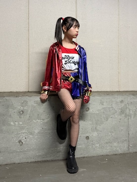 「アイテム（雑貨/ホビー）」を使った、uranさん（キッズ・147cm）の秋コーディネート