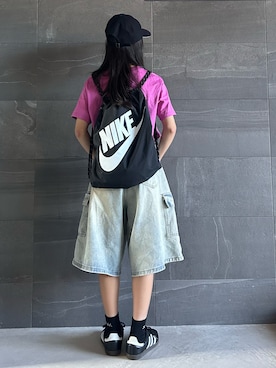 「アイテム（バッグ）」を使った、uranさん（キッズ・144cm）の夏コーディネート