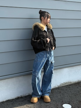 「WEGO（ウィゴー）のアイテム」を使った、uranさん（キッズ・150cm）の秋コーディネート