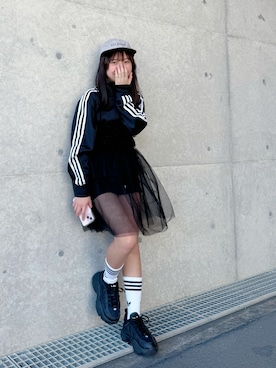 「アイテム（ワンピース/ドレス）」を使った、uranさん（キッズ・147cm）の秋コーディネート