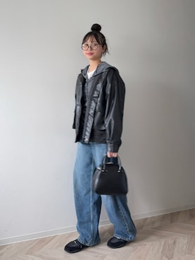 「CIAOPANIC TYPY（チャオパニックティピー）のアイテム」を使った、uranさん（キッズ・149cm）の冬コーディネート