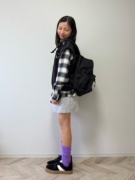 「CIAOPANIC TYPY（チャオパニックティピー）のアイテム」を使った、uranさん（キッズ・144cm）の秋コーディネート