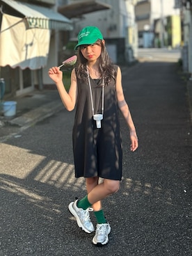 「LOWRYS FARM（ローリーズファーム）の【140-150サイズ】ＳＷＩＭオールインワン　323891（水着）」を使った、uranさん（キッズ・144cm・10代）の夏コーディネート