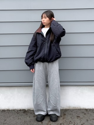 「WEGO（ウィゴー）のWEGO/厚底トレッキングブーツ（ブーツ）」を使った、uranさん（キッズ・150cm）の秋コーディネート