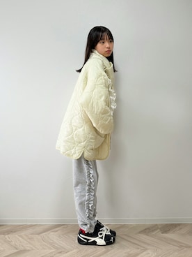 「LOWRYS FARM（ローリーズファーム）のアイテム」を使った、uranさん（キッズ・147cm）の秋コーディネート