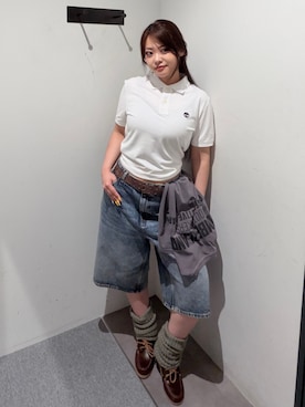 「アイテム（その他パンツ）」を使った、Kikuさん（レディース・158cm）の夏コーディネート