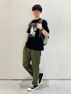 「BACK NUMBER（バックナンバー）のアイテム（トップス）」を使った、chiiiba0410さん（メンズ・175cm）の春コーディネート