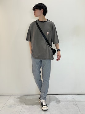 「EDWIN（エドウィン）のアイテム」を使った、chiiiba0410さん（メンズ・175cm）の夏コーディネート