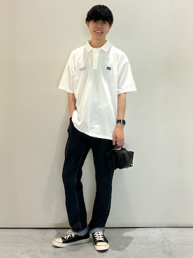 「EDWIN（エドウィン）のアイテム」を使った、chiiiba0410さん（メンズ・175cm）の夏コーディネート