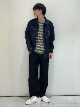 「Levi's（リーバイス）のアイテム（トップス）」を使った、chiiiba0410さん（メンズ・175cm）の秋コーディネート
