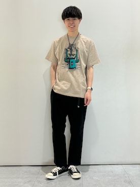 「BACK NUMBER（バックナンバー）のアイテム（トップス）」を使った、chiiiba0410さん（メンズ・175cm）の夏コーディネート