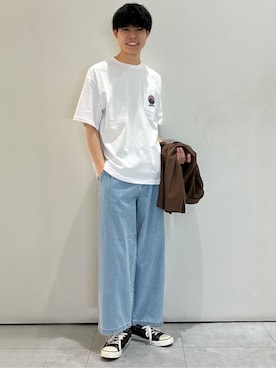 「BACK NUMBER（バックナンバー）のアイテム（パンツ）」を使った、chiiiba0410さん（メンズ・175cm）の春コーディネート