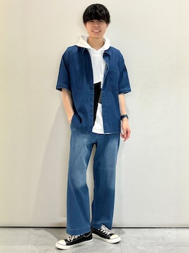 「BACK NUMBER（バックナンバー）のアイテム」を使った、chiiiba0410さん（メンズ・175cm）の夏コーディネート