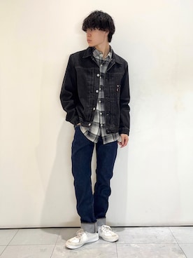 「Levi's（リーバイス）のアイテム（シャツ/ブラウス）」を使った、chiiiba0410さん（メンズ・175cm）の秋コーディネート