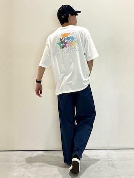 「BACK NUMBER（バックナンバー）のアイテム（パンツ）」を使った、chiiiba0410さん（メンズ・175cm）の夏コーディネート