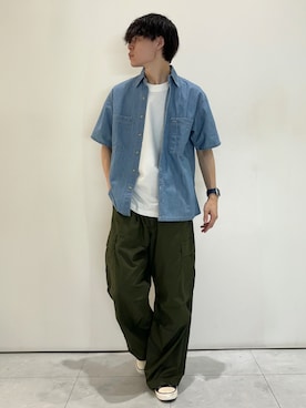 「Refurbish（リファービッシュ）のアイテム」を使った、chiiiba0410さん（メンズ・175cm）の夏コーディネート
