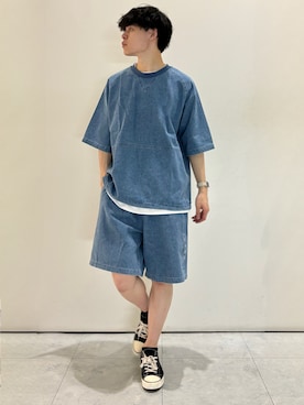 「BACK NUMBER（バックナンバー）のアイテム（トップス）」を使った、chiiiba0410さん（メンズ・175cm）の夏コーディネート