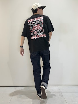 「BACK NUMBER（バックナンバー）のアイテム（帽子）」を使った、chiiiba0410さん（メンズ・175cm）の夏コーディネート