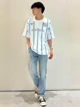 「BACK NUMBER（バックナンバー）のアイテム（トップス）」を使った、chiiiba0410さん（メンズ・175cm）の夏コーディネート
