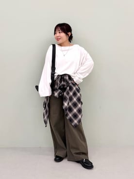 齋藤 雅美さん(レディース・149cm)の秋コーディネート