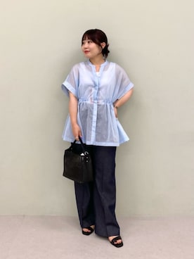 齋藤　雅美さん（レディース・149cm）の夏コーディネート