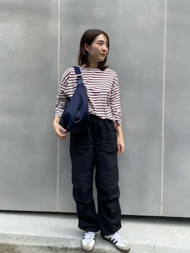 「russet（ラシット）のアイテム（ショルダーバッグ）」を使った、russetさん（レディース・158cm）の秋コーディネート