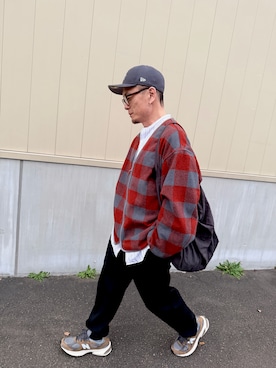 「WTAPS（ダブルタップス）のアイテム（帽子）」を使った、ojishu.mlmさん（メンズ・170cm）の秋コーディネート