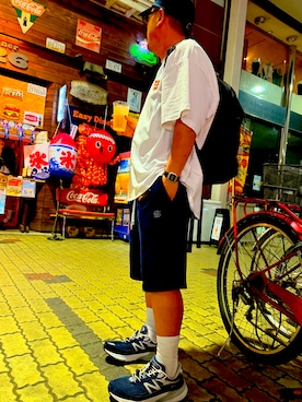 「FAT（エフエイティー）のアイテム」を使った、ojishu.mlmさん（メンズ・170cm）の夏コーディネート