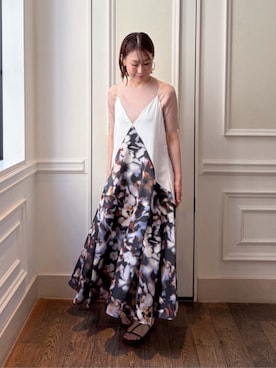 「BALLSEY（ボールジィ）のアイテム」を使った、KitaguchTOMORROWLANDさん（レディース・158cm）の夏コーディネート