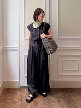 「BALLSEY（ボールジィ）のアイテム」を使った、KitaguchTOMORROWLANDさん（レディース・158cm）の夏コーディネート