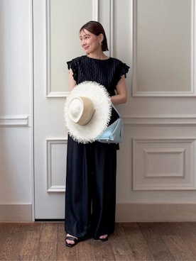 「BALLSEY（ボールジィ）のアイテム」を使った、KitaguchTOMORROWLANDさん（レディース・158cm）の夏コーディネート