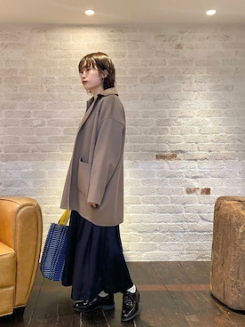 「GALLEGO DESPORTES」｜「アイテム（その他アウター）」を使った、harukakotakiさん（レディース・156cm）の秋コーディネート