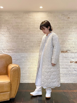 かぐれ（カグレ）の「キルトロングコート（その他アウター）」 - WEAR