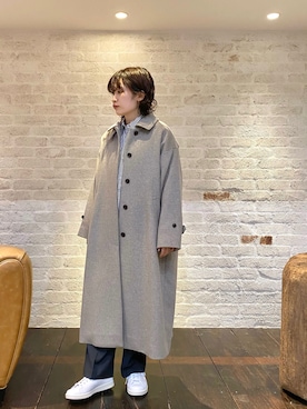 「スタンスミス」｜「アイテム（その他アウター）」を使った、harukakotakiさん（レディース・156cm）の秋コーディネート