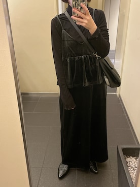 「アイテム（パンプス）」を使った、mmi⚘さん（レディース・153cm）の秋コーディネート