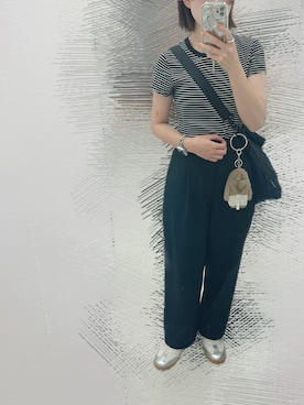 「アイテム（スニーカー）」を使った、mmi⚘さん（レディース・153cm・30代）の夏コーディネート