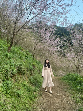 「NET（ネット）のアイテム（ワンピース/ドレス）」を使った、Joyさん（レディース・156cm）の冬コーディネート