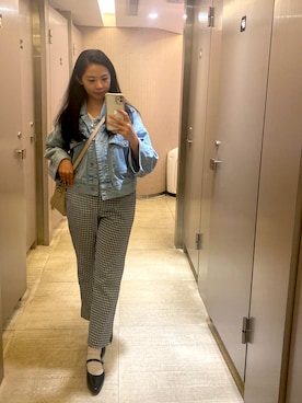 「NET（ネット）のアイテム」を使った、Joyさん（レディース・156cm）の春コーディネート