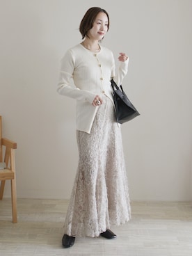 「CLANE（クラネ）のアイテム（トップス）」を使った、陽さん（レディース・156cm）の春コーディネート