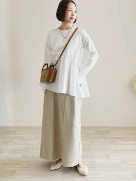 陽さん（レディース・156cm）の春コーディネート