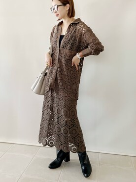 「OWLLIDA」｜陽さん（レディース・156cm）の夏コーディネート