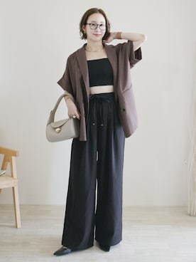 陽さん(レディース・156cm)の夏コーディネート